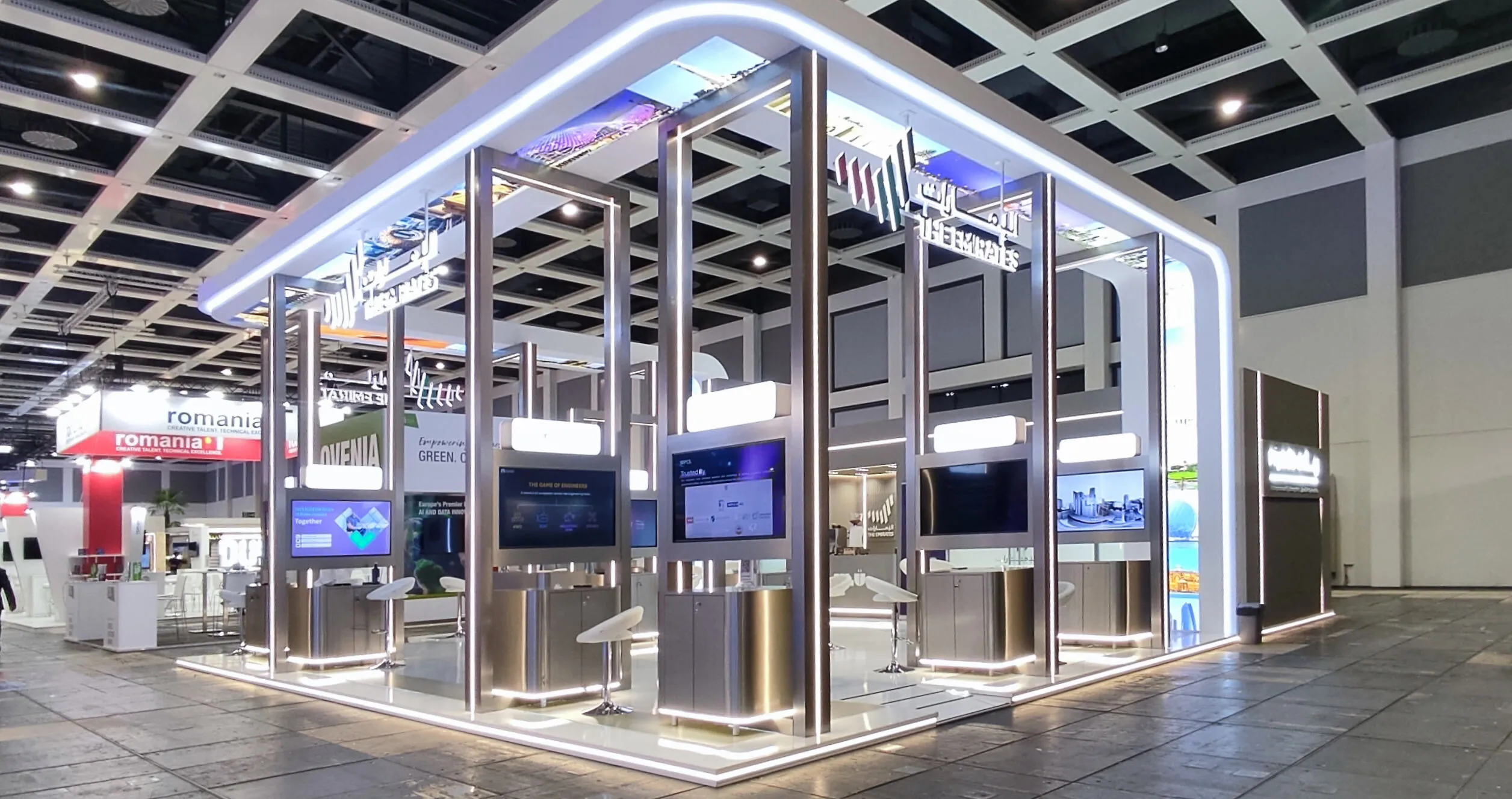 阿联酋经济部 — GITEX Europe 2025 · 柏林 · 120 平米